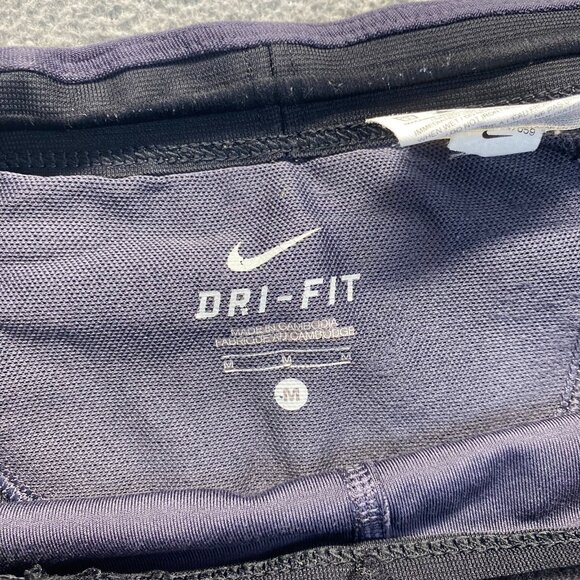 Nike Womens Dri FIT Running Training Capri Cropped Gray Leggings Size M,Pocket - Picture 3 of 15